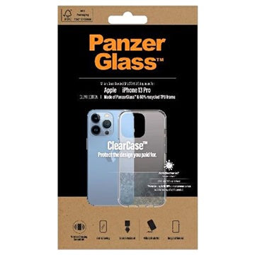 PanzerGlass ClearCase iPhone 13 Pro Antibakteriel Cover - Klar
