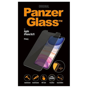 iPhone 11 / iPhone XR PanzerGlass Standard Fit Privacy Hærdet glas