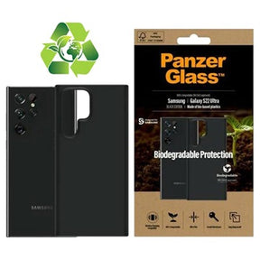 Samsung Galaxy S22 Ultra 5G PanzerGlass Biologisk Nedbrydeligt Cover - Sort