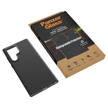 Samsung Galaxy S22 Ultra 5G PanzerGlass Biologisk Nedbrydeligt Cover - Sort