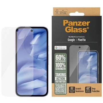 Google Pixel 9a PanzerGlass Ultra-Wide Fit EasyAligner Skærmbeskyttelse Hærdet Glas - Klar