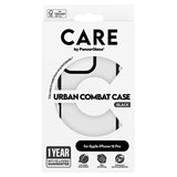 iPhone 16 Pro PanzerGlass Care Urban Combat Cover - Sort / Gennemsigtig