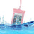 Pastel flydende vandtæt universaltaske - 6.5" - pink
