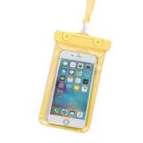 Pastel flydende vandtæt universaltaske - 6.5" - gul