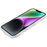 Stylish Wavy Edge iPhone 14 TPU Cover - 3 Hjerter