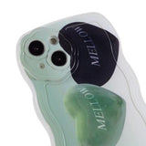 Stylish Wavy Edge iPhone 14 TPU Cover - 3 Hjerter