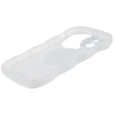 Stylish Wavy Edge iPhone 14 TPU Cover - 3 Hjerter