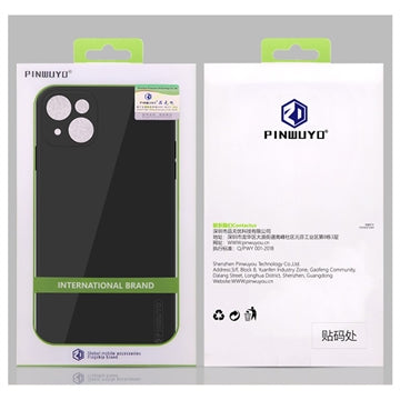 iPhone 13 Pinwuyo Liquid Silikone Cover - Sort