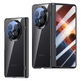 Honor Magic V6 Plastikcover med ydre hærdet glasskærmbeskytter - sort