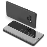 Luksus Series Mirror View Samsung Galaxy Note9 Flip Cover - Sort