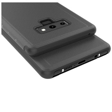 Luksus Series Mirror View Samsung Galaxy Note9 Flip Cover - Sort