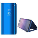 Luksus Series Mirror View Samsung Galaxy Note9 Flip Cover - Blå
