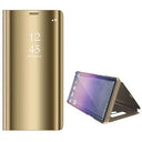 Luksus Series Mirror View Samsung Galaxy Note9 Flip Cover - Guld