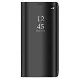 Samsung Galaxy S9 Luksus Mirror View Flip Cover - Sort