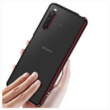 Polar Lights Style Sony Xperia 10 IV Metal Bumper - Sort / Rød