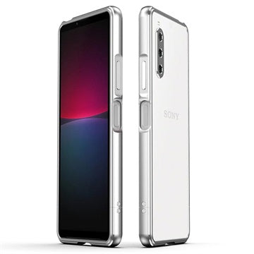 Polar Lights Style Sony Xperia 10 IV Metal Bumper - Sølv