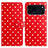 iPhone 17 Pro Pung Etui med Prikket Mønster - Rød