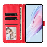 iPhone 17 Pro Pung Etui med Prikket Mønster - Rød