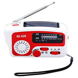 Transportabel Multifunktionel Nødradio med Håndsving, Powerbank RD-639