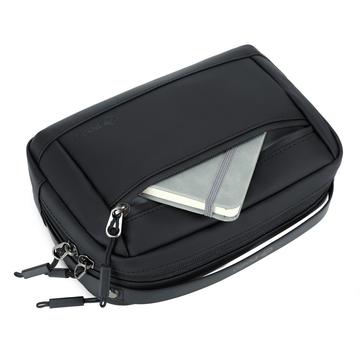 Poso PS-831 Crossbody-skuldertaske til digitalt tilbehør - sort