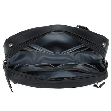 Poso PS-831 Crossbody-skuldertaske til digitalt tilbehør - sort
