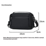 Poso PS-831 Crossbody-skuldertaske til digitalt tilbehør - sort