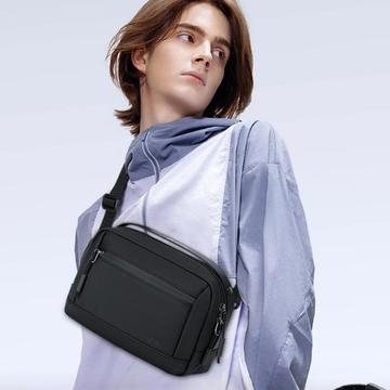 Poso PS-831 Crossbody-skuldertaske til digitalt tilbehør - sort