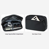 Poso PS-831 Crossbody-skuldertaske til digitalt tilbehør - sort