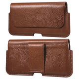 Premium Universal Læder Bæltetaske - 6.7" - Brun