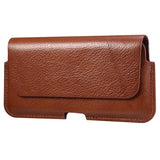 Premium Universal Læder Bæltetaske - 6.7" - Brun