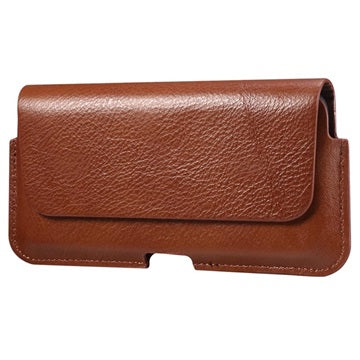 Premium Universal Læder Bæltetaske - 6.7" - Brun