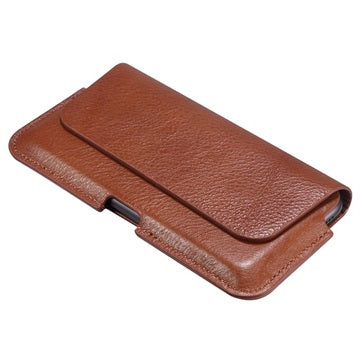 Premium Universal Læder Bæltetaske - 6.1" - Brun