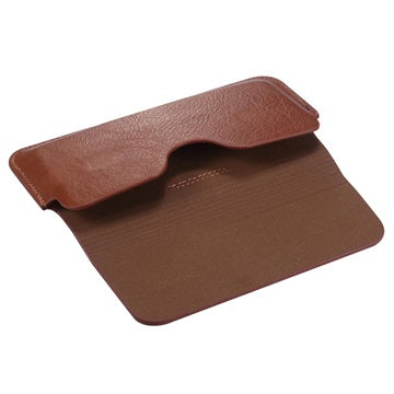 Premium Universal Læder Bæltetaske - 6.1" - Brun