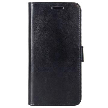 Huawei P20 Pro Premium Flip Cover med Pung og Stativ - Sort