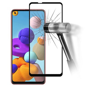Prio 3D Samsung Galaxy A21s Hærdet Glas - 9H - Sort