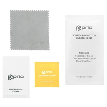 Prio 3D iPhone XS Max/11 Pro Max Hærdet Glas - 9H, 0.33mm - Sort