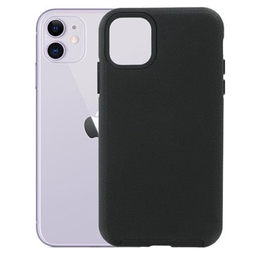 Prio Double Shell iPhone 11 Hybrid Cover - Sort