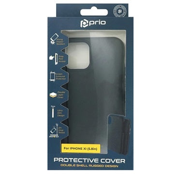 Prio Double Shell iPhone 11 Pro Hybrid Cover - Sort