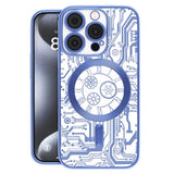 iPhone 16 Prio Elegant Mag Cover m. beskyttelse af kameralinsen - Blå