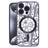 iPhone 16 Plus Prio Elegant Mag Cover m. beskyttelse af kameralinsen - Sort