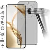Honor 200 Privacy Full Cover Skærmbeskyttelse Hærdet Glas - Sort Kant