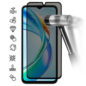 Honor X5b/X5b Plus Privacy Full Cover Skærmbeskyttelse Hærdet Glas - Sort Kant