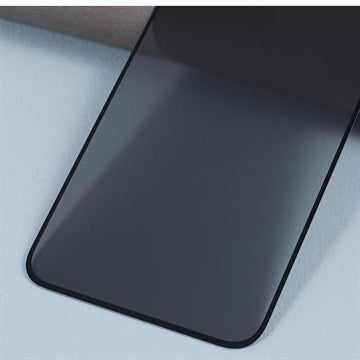 Samsung Galaxy A55 Privacy Full Cover Hærdet Glas Skærmbeskytter - Sort Kant