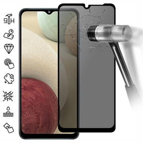 Samsung Galaxy S25 FE Privacy Full Cover Skærmbeskytter Hærdet Glas - Sort Kant