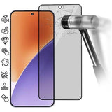 Xiaomi 15 Privacy Full Cover Skærmbeskyttelse Hærdet Glas - Sort Kant