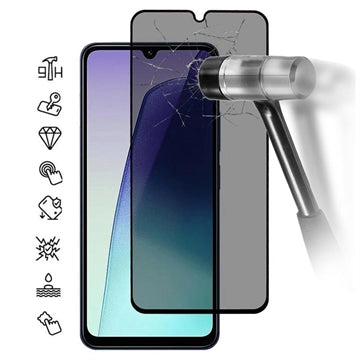 Xiaomi Redmi 14C/14R/Poco C75 Privacy Full Cover Skærmbeskyttelse Hærdet Glas - Sort Kant
