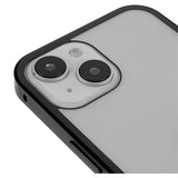 iPhone 14 Plus Magnetisk Cover med Hærdet Glas - Sort