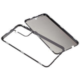 Privatliv Serie Samsung Galaxy S21 5G Magnetisk Cover - Sort