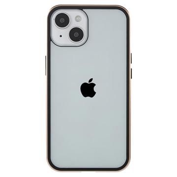 iPhone 14 Plus Magnetisk Cover med Hærdet Glas - Guld