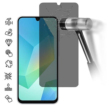 Samsung Galaxy A16/A17/A26 Privacy Skærmbeskyttelse Hærdet Glas - 9H
